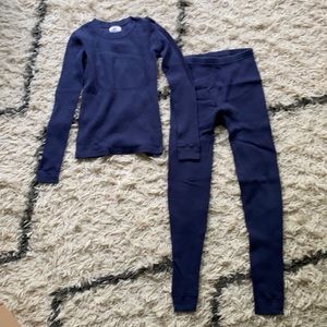 Thermal Hanna Andersson pajama set in EUC